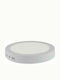 Horoz Electric Round Outdoor LED Panel 18W with Cool White Light 6400K 21cm