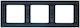 Hager K.1 Switch Frame 3 Positions Horizontal I...