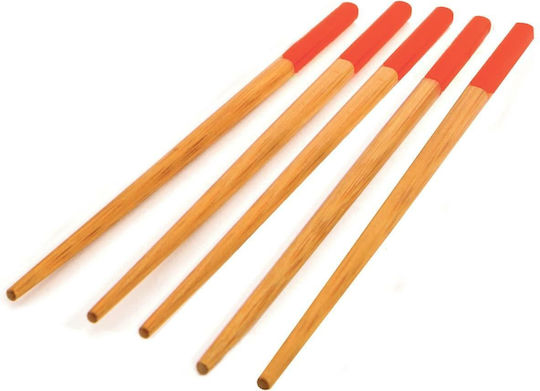 Dexam School Οf Wok Chopsticks από Μπαμπού Καφέ 10τμχ