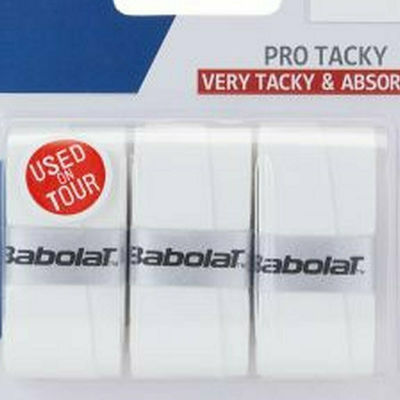 Babolat Tacky Overgrip Бял 3броя