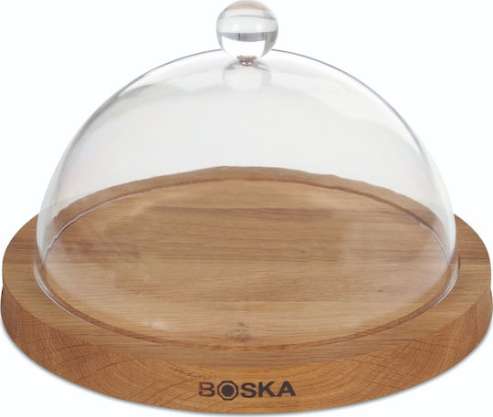 Boska Holland Cheese Dish Wooden Brown