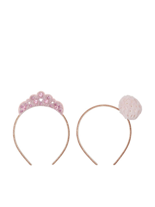 Die Spiegelburg Kinder Stirnbänder mit Krone Rosa