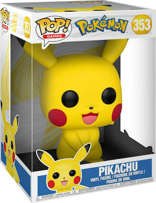 Funko Pop! Jocuri: Pokemon - Pikachu 353 Supradimensionat 10"