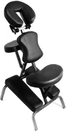 iCosmetics Stuhl Massage und Physiotherapie Schwarz aus Metall 135x60cm.