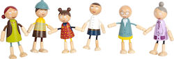 Small Foot Wooden Dolls Set for Dollhouse "Οικογένεια"