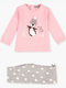 Kinderbekleidungssets mit Leggings Winter 2 Stück Rosa