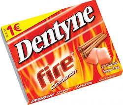 Dentyne 12 Τσίχλες με Γεύση Fire Κανέλα Χωρίς Ζάχαρη 16.8gr