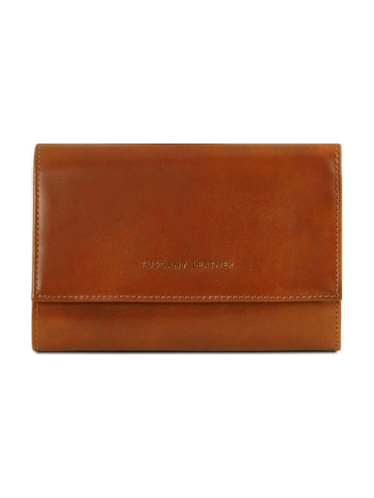 Tuscany Leather Large Leather Women's Wallet Honey