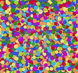 Confetti Multicolour 100gr