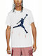 Jordan Jumpman Air Hbr Men's Athletic T-shirt Short Sleeve White