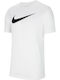 Nike Training Park 20 Αθλητικό Ανδρικό T-shirt Dri-Fit Λευκό με Λογότυπο