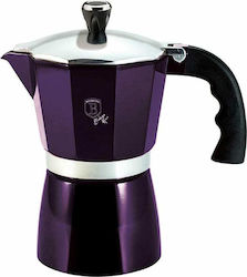 Berlinger Haus Stovetop Espresso Pot for 6Cups Purple