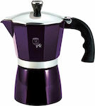 Berlinger Haus Stovetop Espresso Pot for 6Cups Purple