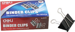 Deli Clip Metallic 51mm Black 12pcs