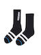 Emerson Ανδρικές Κάλτσες με Σχέδια Black / White / Blue