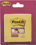 3M Super Sticky Post-it Notes Pad Cube 270 Sheets Yellow 7.6x7.6cm