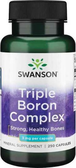 Swanson Triple Boron Complex 3mg Supliment pentru Menopauză 250 capsule