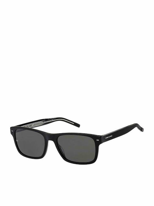 Tommy Hilfiger Men's Sunglasses with Black Horn...