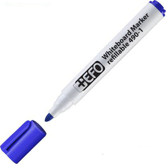 +Efo Whiteboard Marker 3mm Blue