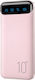 WK Minre WP-161 Power Bank 10000mAh with 2 USB-A Ports Quick Charge 2.0 Pink