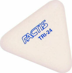 Factis Radiergummi für Bleistifte Tri 24 Dreieckig 1Stück Weiß