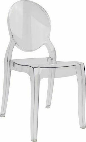 Stühle Küche Transparent 1Stück 42.5x52x89.5cm