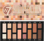 W7 Cosmetics Nudification Παλέτα με Σκιές Ματιών σε Στερεή Μορφή Πολύχρωμη 12gr