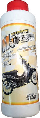 Motor Oil Stax M4+ Multigrade Motorcycle Oil for Four-Stroke Engines 20W-50 1lt