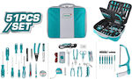 Total TKTTSK0512 Tool Case with 51 Tools