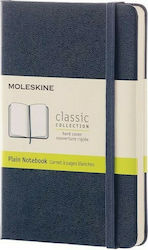 Moleskine Caiet Cu dungi cu Elastic Albastru