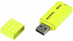 GoodRAM UME2 64GB USB 2.0 Stick Yellow