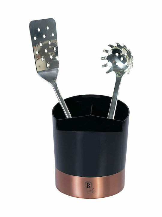 Berlinger Haus Black Rose Collection Cutlery Drainer Inox Black 14.5x14.5x17cm