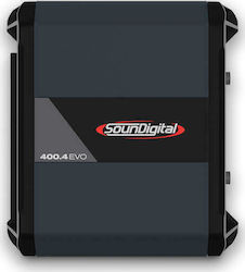 SounDigital Car Audio Amplifier 400.4 EVO 4 Channels (A Class)