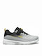 Sidra Kids Sports Shoes Running with Hoop & Loop Closure Gray