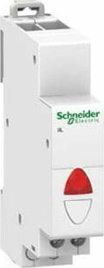 Schneider Electric Μονή Ενδεικτική Λυχνία Πίνακα Πράσινη 1P