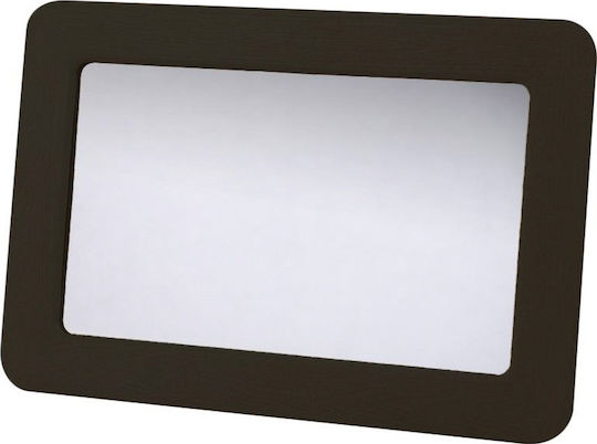 Autoline Vanity Mirror Εσωτερικός Καθρέπτης Αυτοκινήτου για Σκίαστρο Μαύρος 16 x 11cm με Κλιπ 21037bk