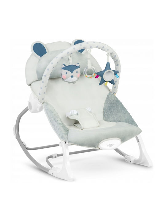 Ricokids Elektrisch Baby Relax mit Vibration Gray für Kind bis 9kg