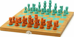 Legami Milano 2-in-1 Chess & Draughts Σκάκι από Ξύλο με Πιόνια