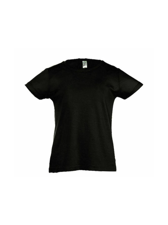 Sol's Παιδικό T-shirt Μαύρο