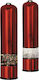 Berlinger Haus Metallic Line Electric Metallic Spice Mill Set Burgundy Collection 2pcs