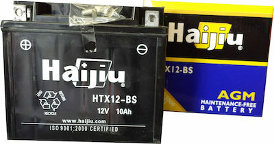 HaiJiu Μπαταρία Μοτοσυκλέτας HHTZ7S-BS με Χωρητικότητα 6Ah 12V