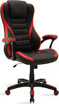 Pakketo Starr Artificial Leather Gaming Chair Black/Red