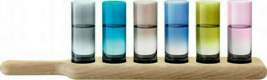 LSA international Paddle Vodka Set Clear Σετ Ποτήρια Κοκτέιλ/Ποτού από Γυαλί 70ml 6τμχ