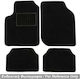 Race Axion Set of Front and Rear Mats 4pcs for Mercedes-Benz CLK Class 1997-2002 Black