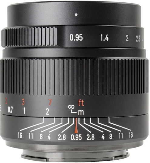 7artisans Crop Camera Lens 35mm f/0.95 Photoelectric Steady for Canon EF-M Mount Black