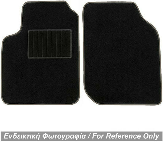 Race Axion Vordere Matten 2Stück aus Teppichboden für Smart FürZwei 2014 Gray / Schwarz