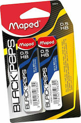 Maped 2 Опаковки х 12 Механични Графитни Върхове Тип HB Maped 2 Опаковки х 12 Механични Графитни Върхове Тип HB