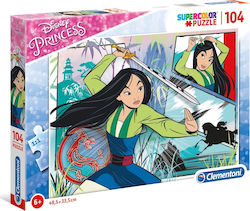 Παιδικό Puzzle Disney Mulan 104pcs για 6+ Ετών Clementoni