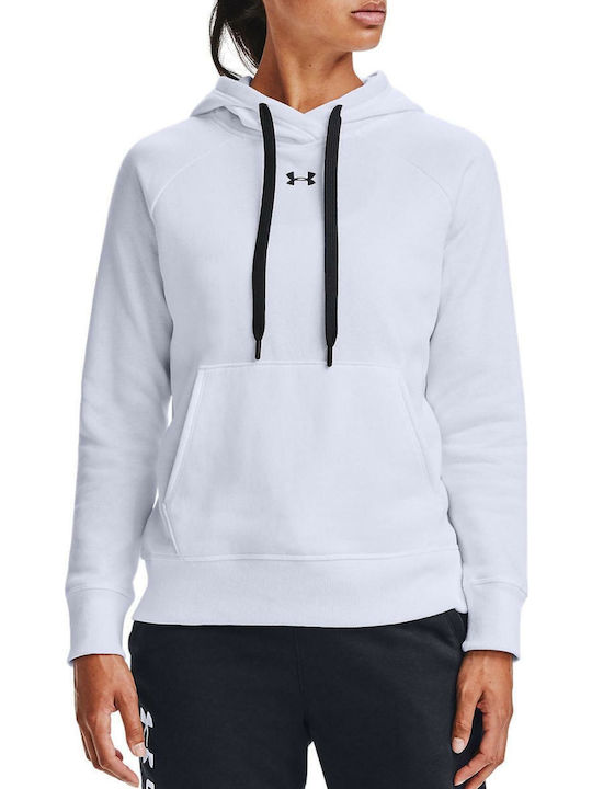 Under Armour Rival Damen Sweatshirt Kapuzen Weiß