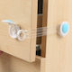 Viosarp Cabinet & Drawer Lock with Sticker made of Plastic in Light Blue Color 1pcs